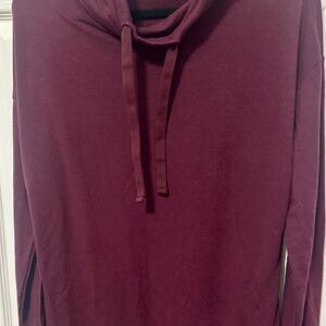 Active Life Women's Burgundy Turtleneck Top